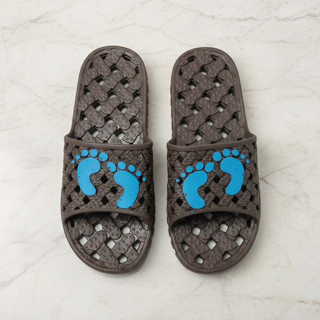 Anti Slip Quick Dry Bathroom Slippers for Wet Tiles.