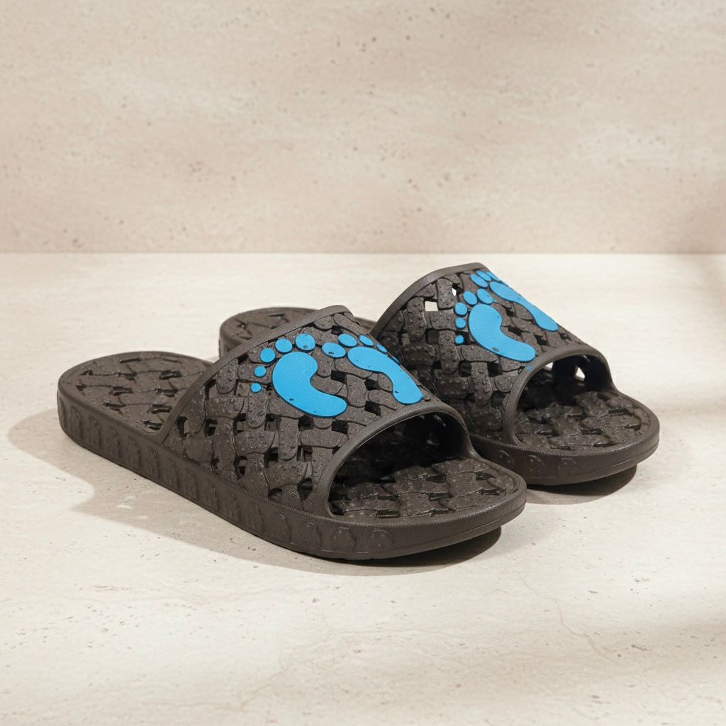 Anti Slip Quick Dry Bathroom Slippers for Wet Tiles.