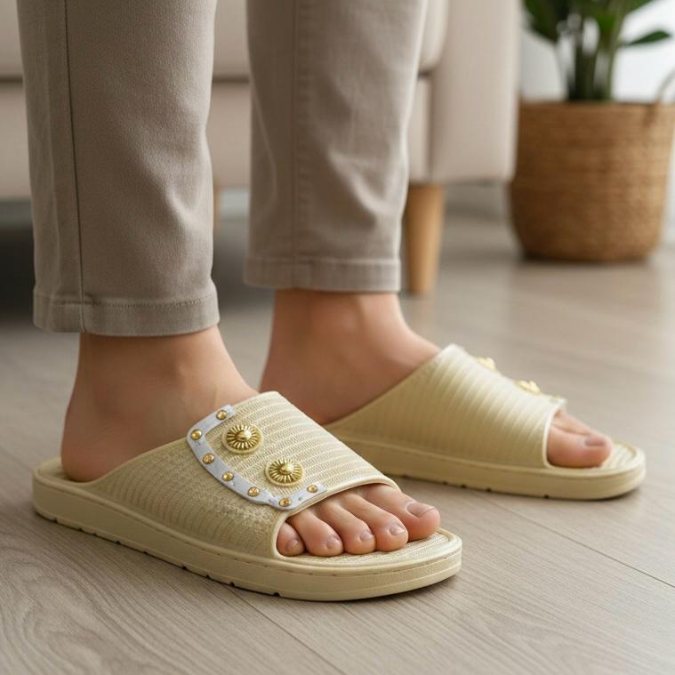 Pure Quality Nylon Home Slippers For Girls