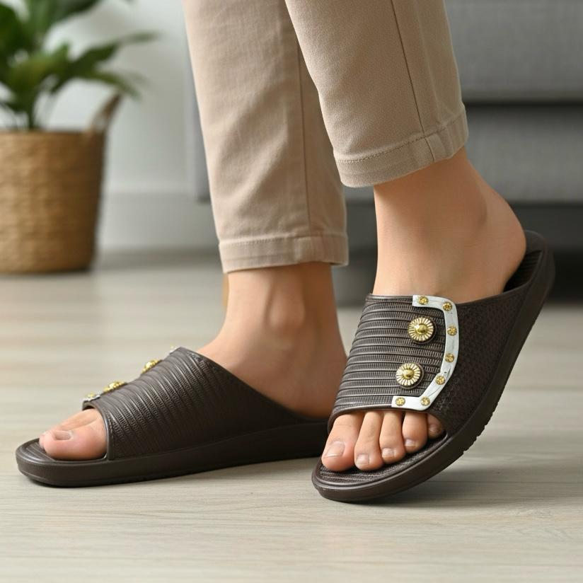 Pure Quality Nylon Home Slippers For Girls