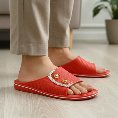 Pure Quality Nylon Home Slippers For Girls